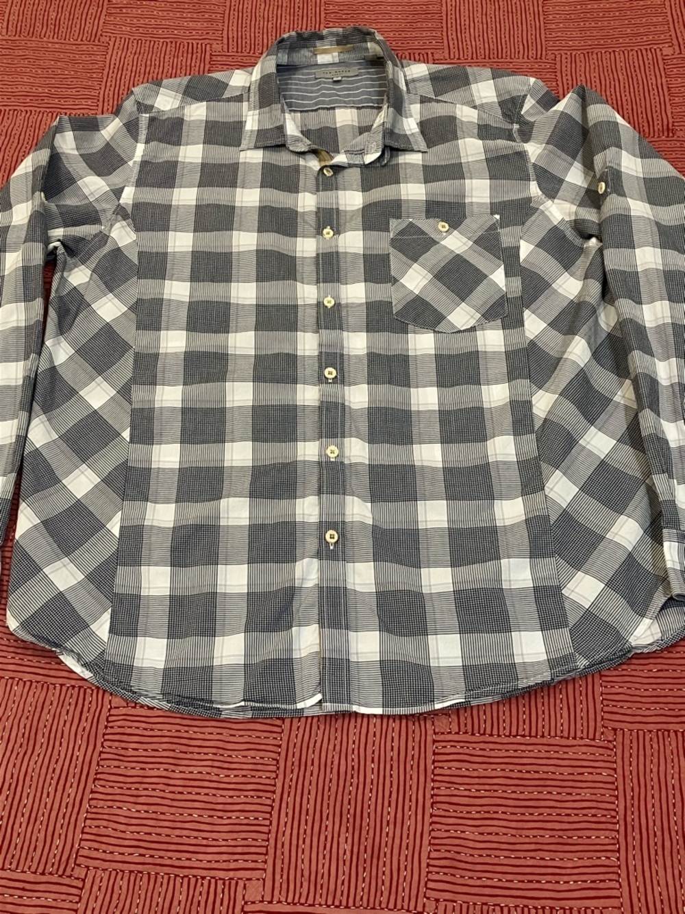 Ted Baker London size 7 (likely XL or XXL  Button-Down Shirt